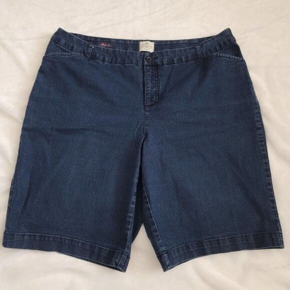 St John's Bay denim bermuda size 20W - Picture 1 of 5